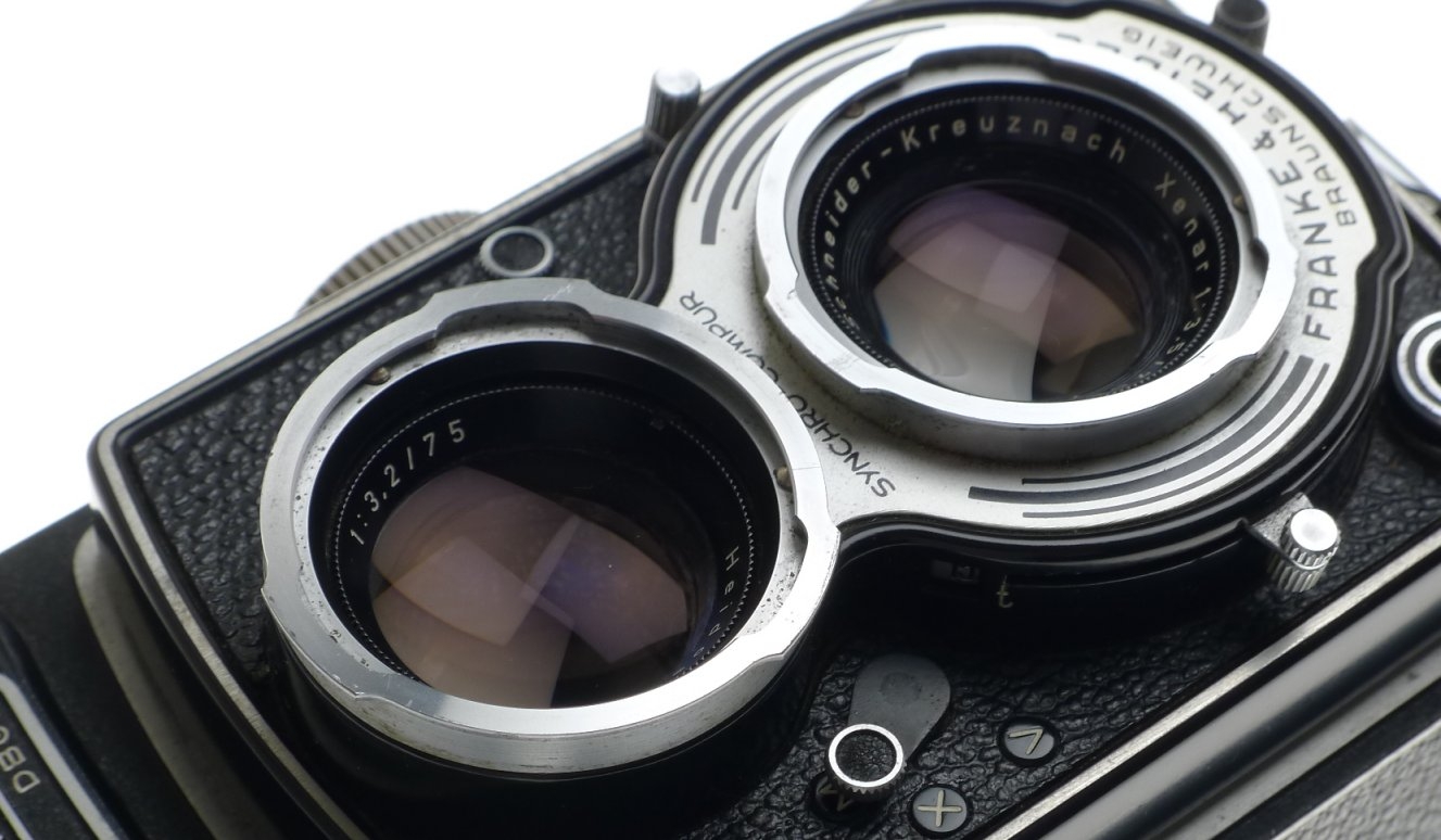 ROLLEICORD Ⅳ ? 75mm 1:3.5 フィルター ケース 付 ローライコード 75