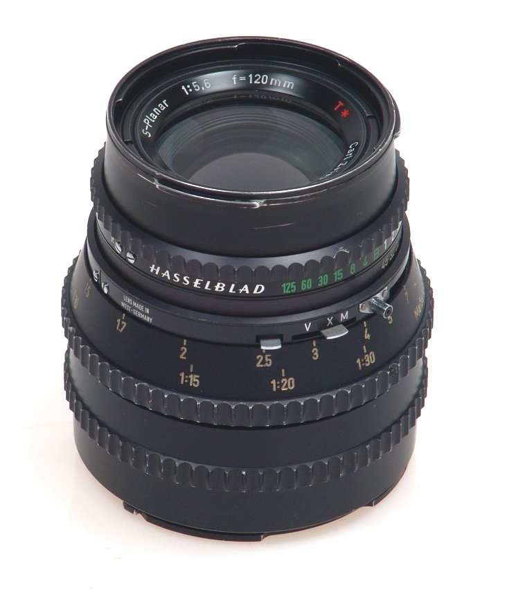 HASSELBLAD CAMERA LENS ZEISS S-PLANAR 5.6/120 T* f=120 | eBay