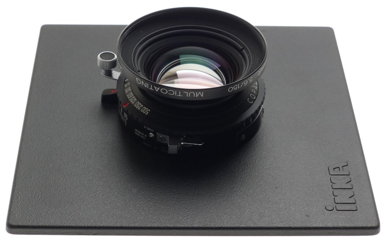 フィルムカメラ Schneider APO-SYMMAR 5.6/150 SCHNEIDER APO-SYMMAR 5.6 f=150mm LENS COPAL No.0 SHUTTER