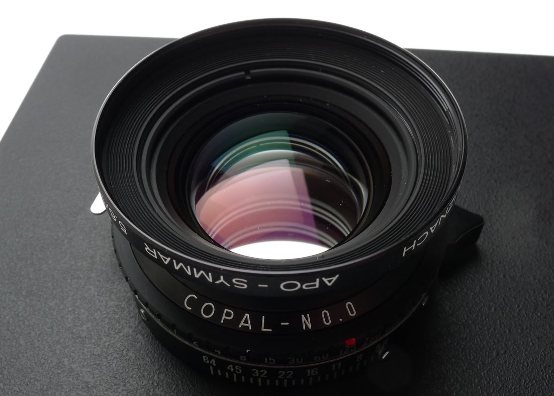 SCHNEIDER APO-SYMMAR 5.6 f=150mm LENS COPAL No.0 SHUTTER