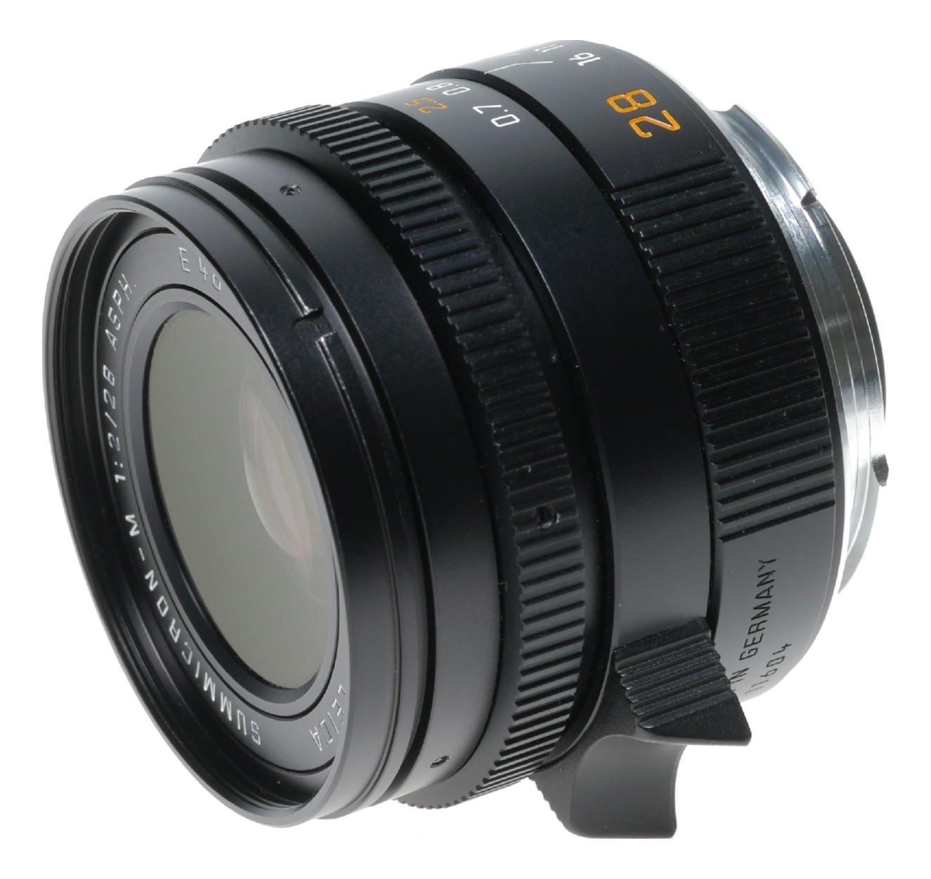 Leica Summicron-M 28 f/2 ASPH. Black 2/28mm f2 6-Bit Lens 11604