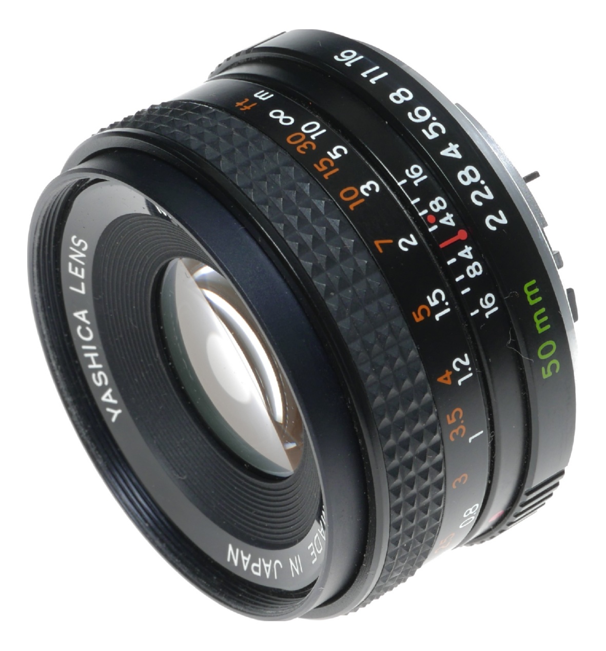 Yashica lens ML 50mm 1:2 SLR vintage lens 2/50 f/2 caps and filter