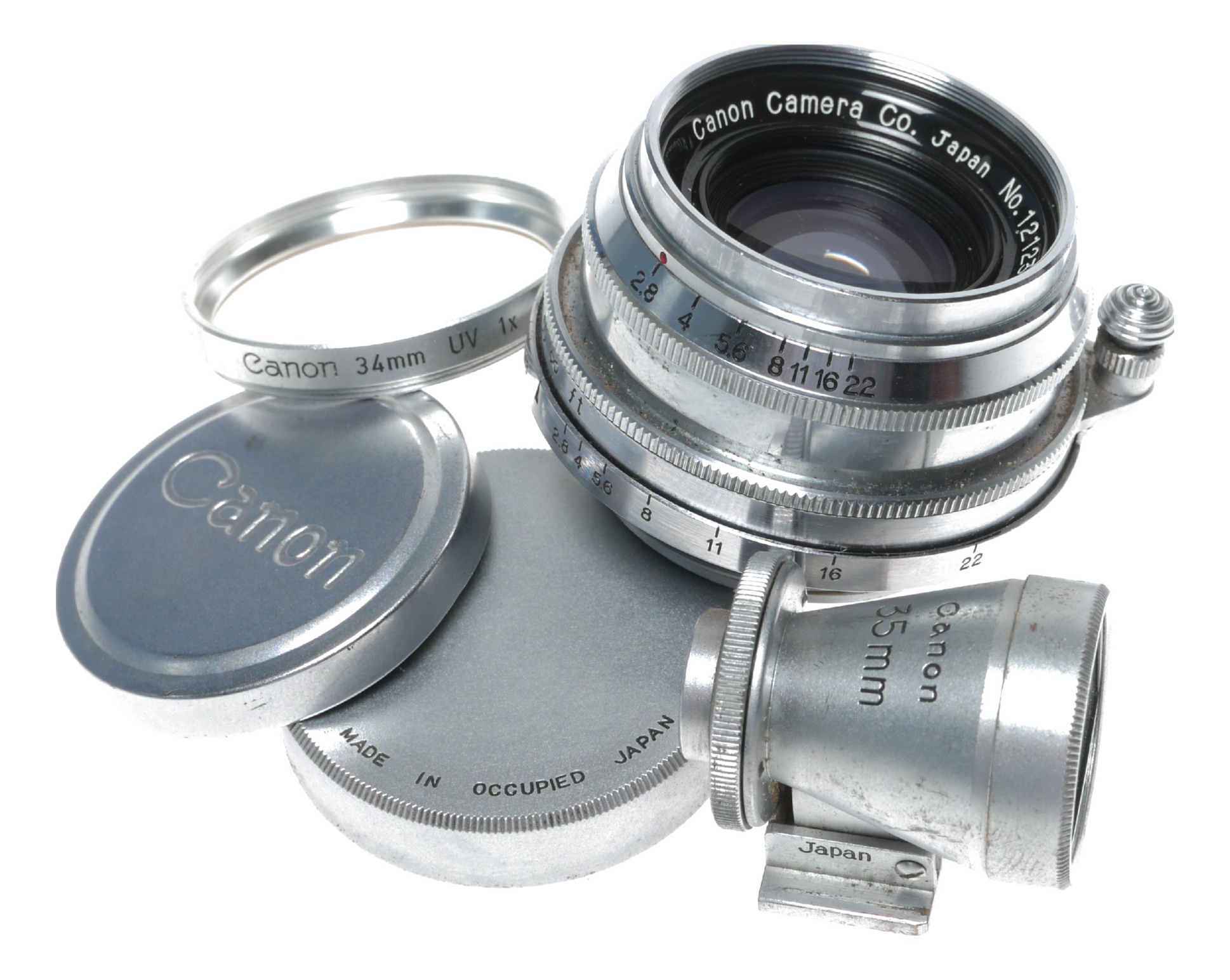 Canon Serenar 1:2.8 35mm lens 2.8/35mm RF coupled LTM Leica