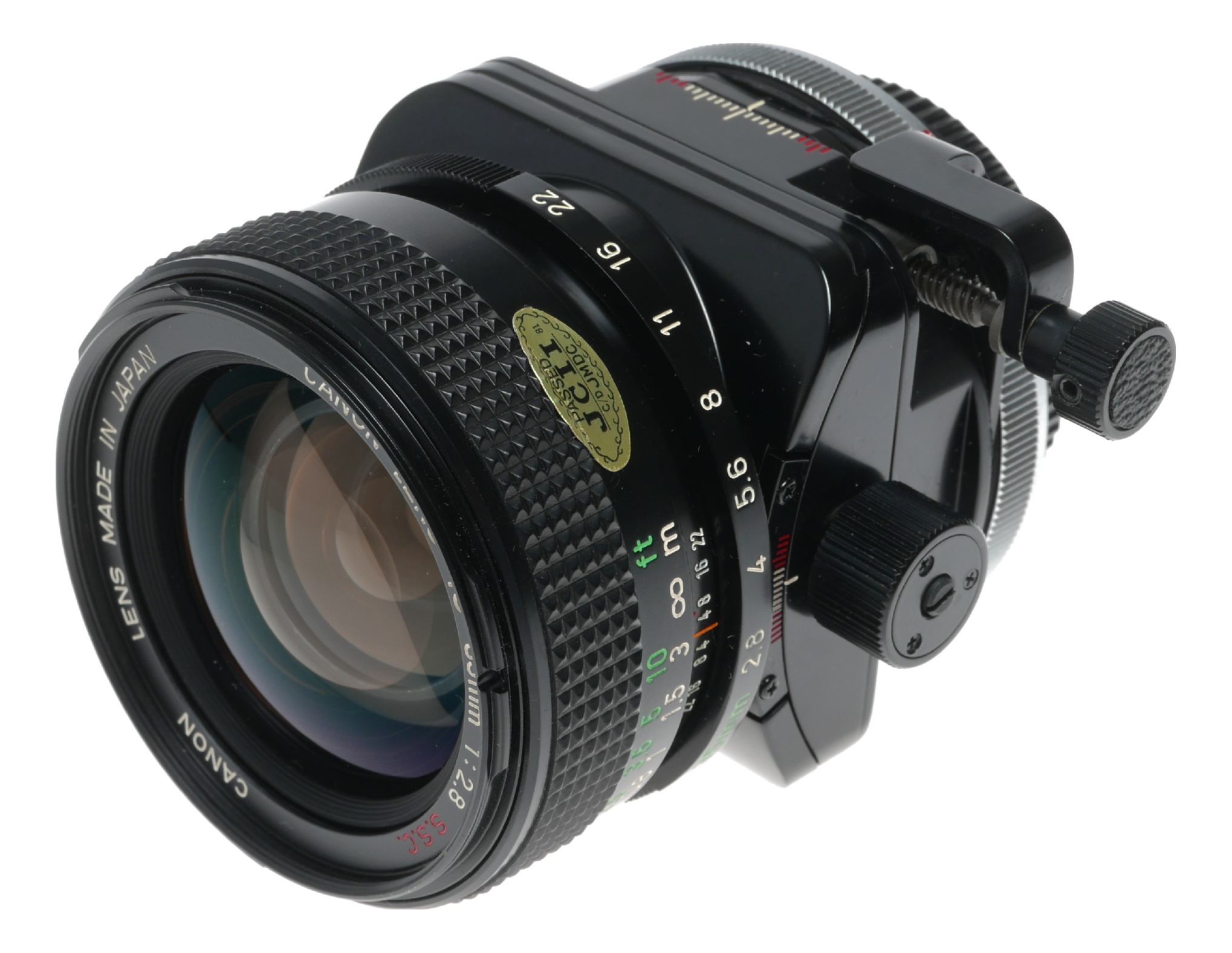 【Canon/キャノン】LENS TS/④/35mm 1:2.8 SSC/広角シフトレンズ(Y604)/台座・ケース付き/使用回数 少/美品