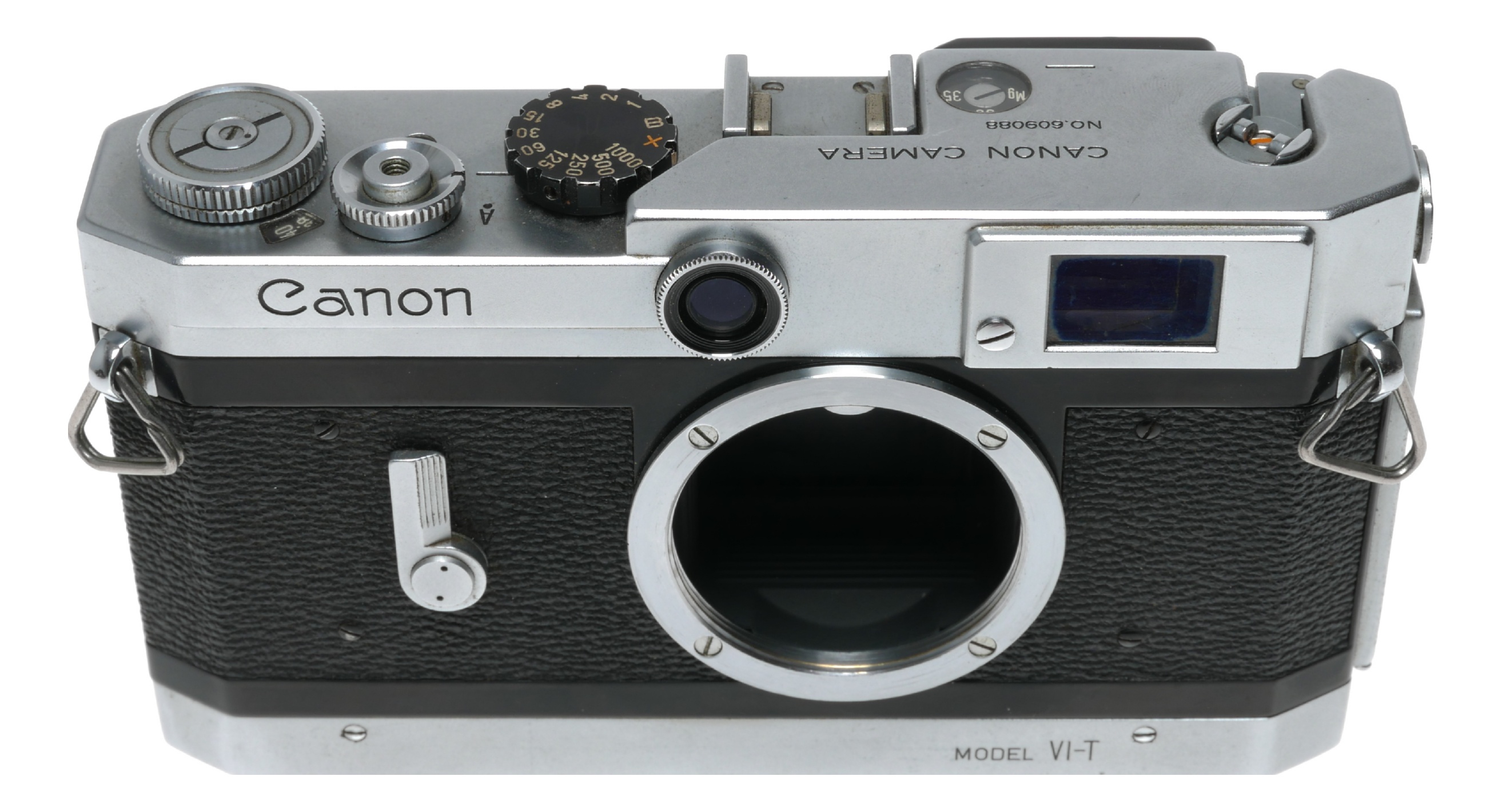 Canon Model VI-T rangefinder 35mm vintage film camera body cased