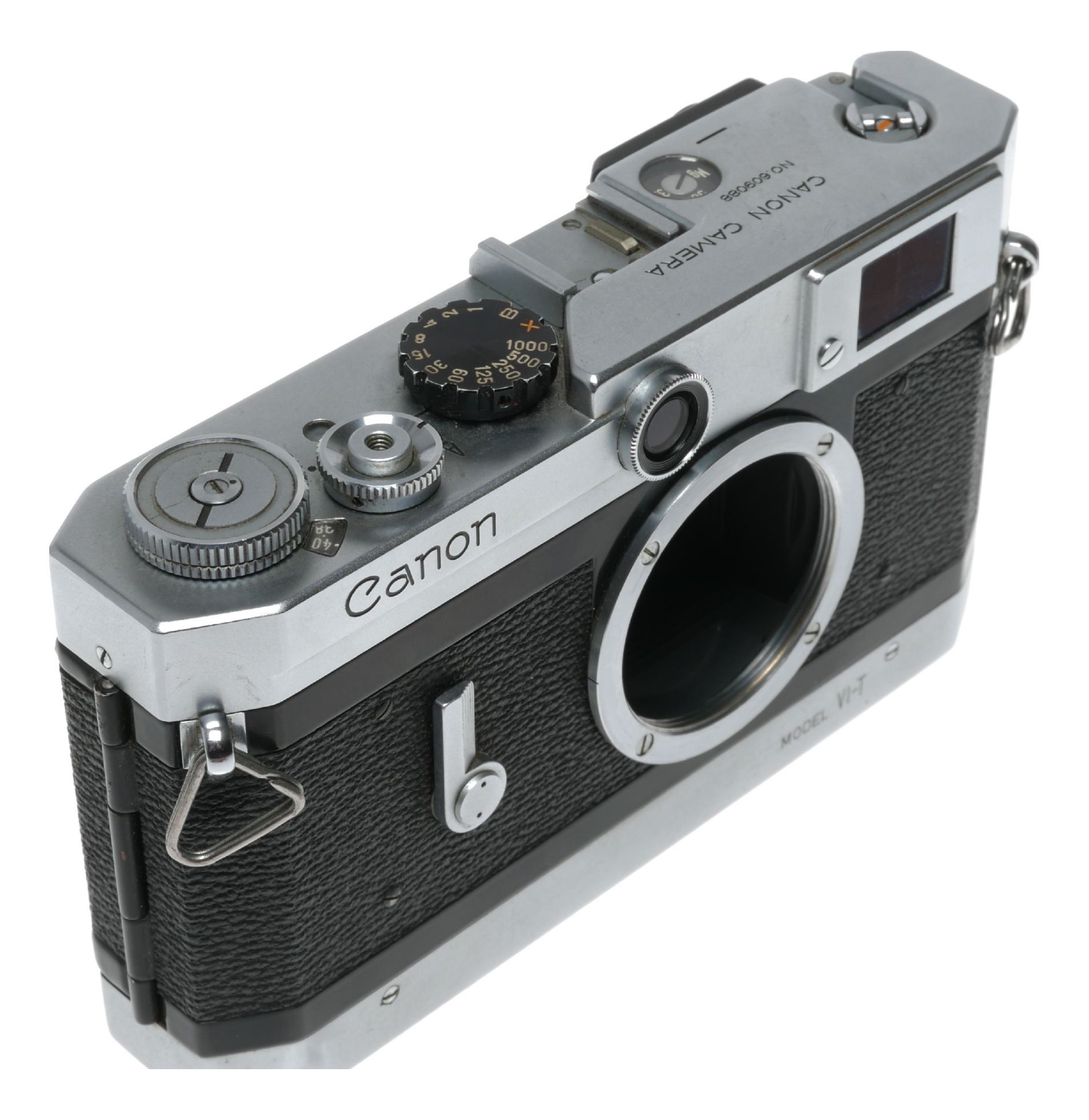 Canon Model VI-T rangefinder 35mm vintage film camera body cased