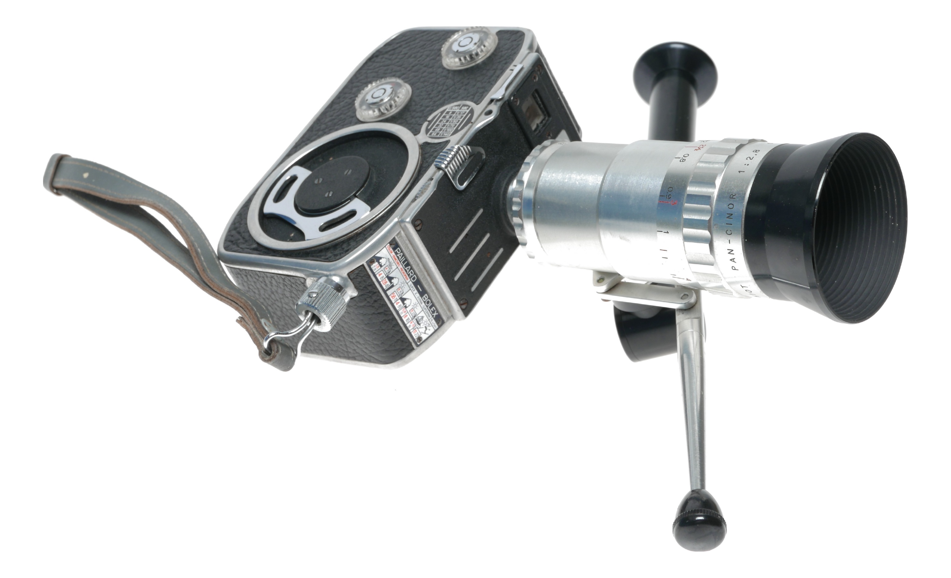 PAILLARD BOLEX とSOM BERTHIOT PARIS PAN Bolex 8mm vintage film camera Som Berthiot Zoom lens Pan