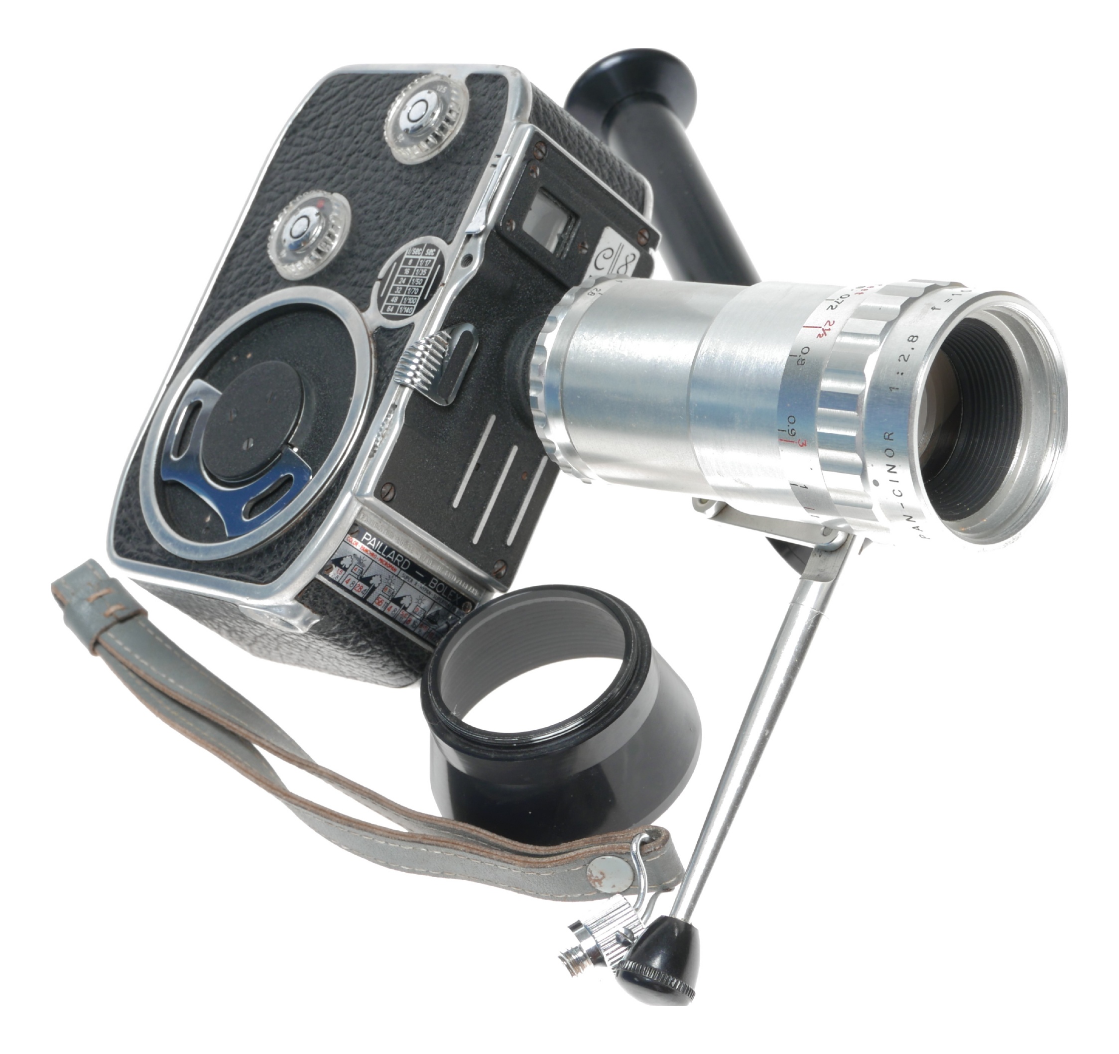 Bolex 8mm vintage film camera Som Berthiot Zoom lens Pan Cinor | eBay