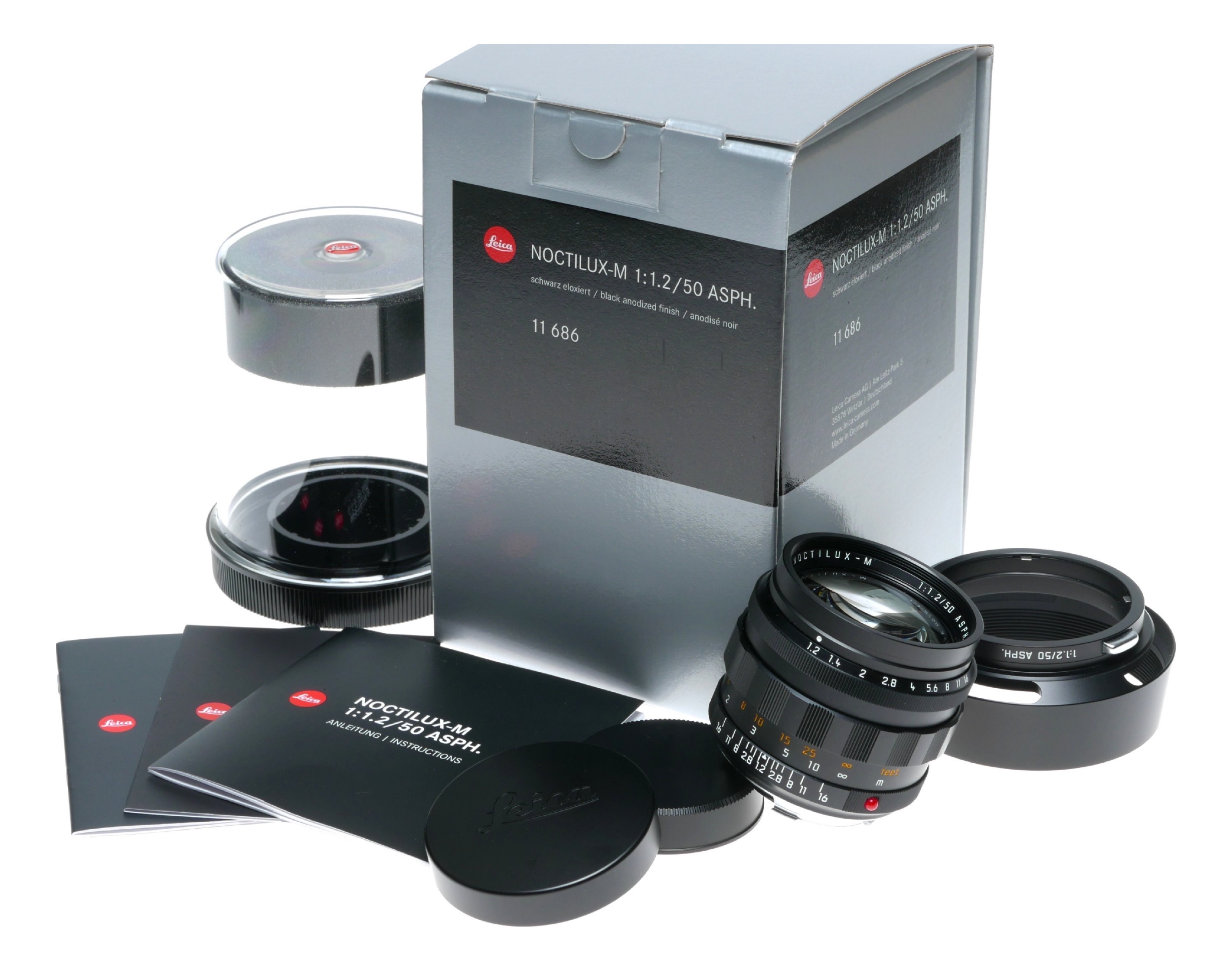 Leica Noctilux-M 50mm f/1.2 ASPH Lens 11686 Black | eBay