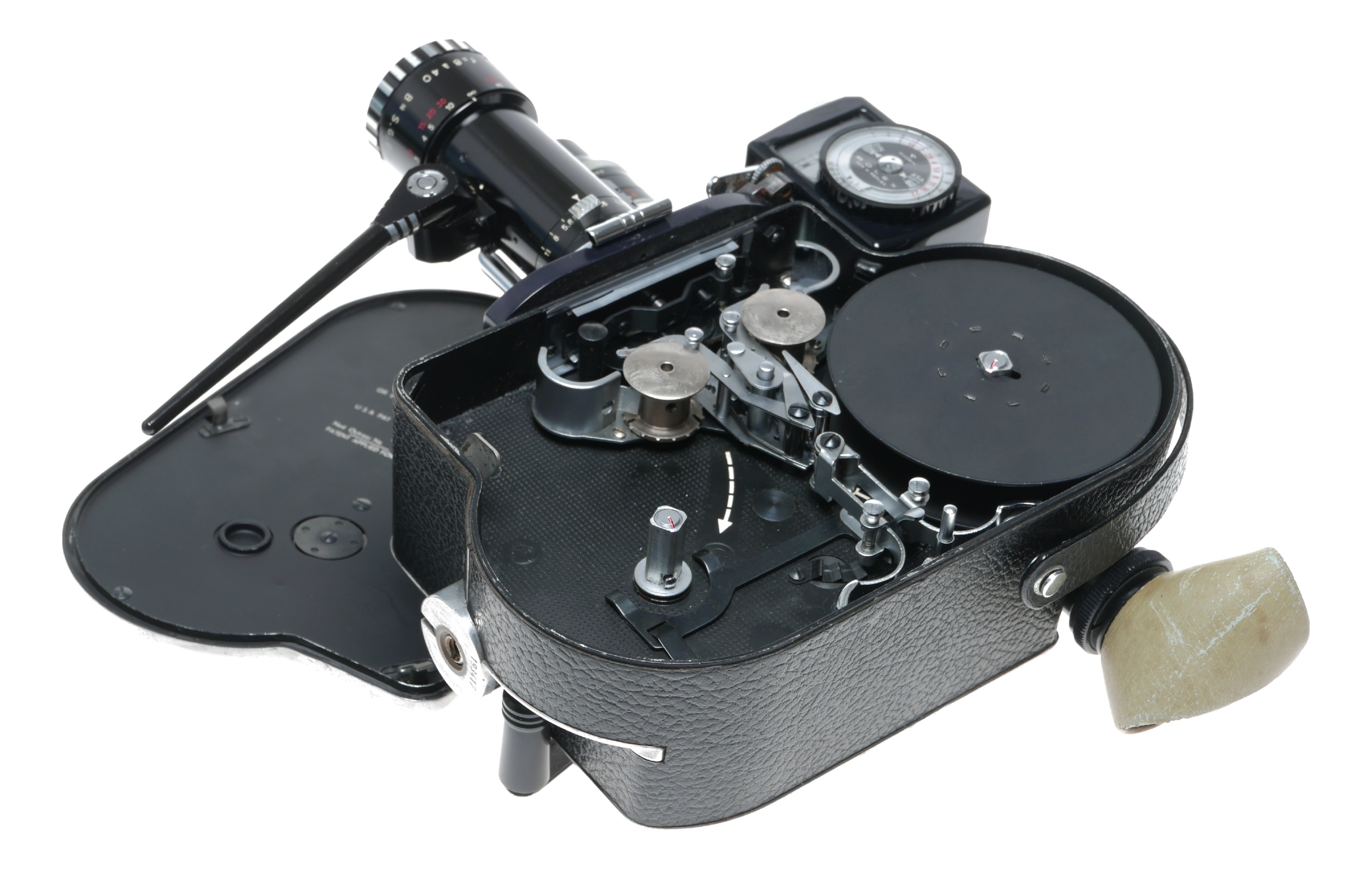Bolex H8 Reflex camera 16mm Movie Som Berthiot Zoom 2.8/75mm Yvar