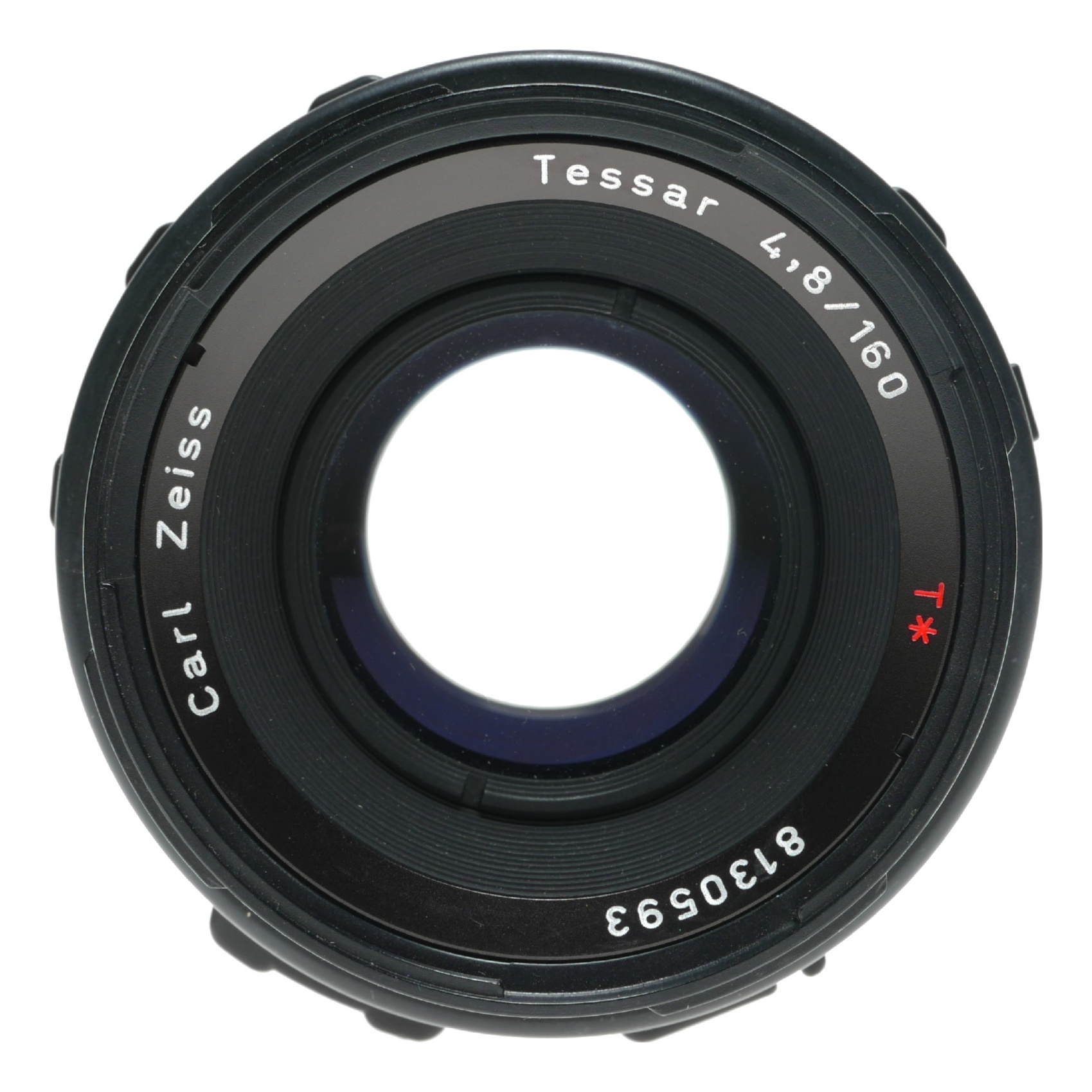 Carl Zeiss Tessar 160mm f/4.8レンズ Zeiss Tessar 4.8/160 T* Hasselblad CB 160mm camera lens with caps