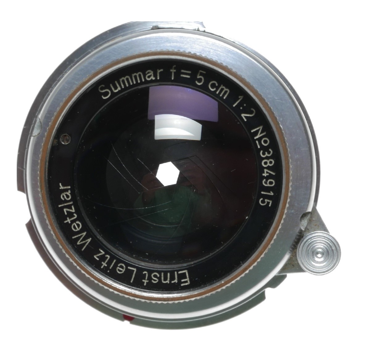 Summar f=5cm 1:2 Leitz Collapsible vintage Leica M39 lens w/ M