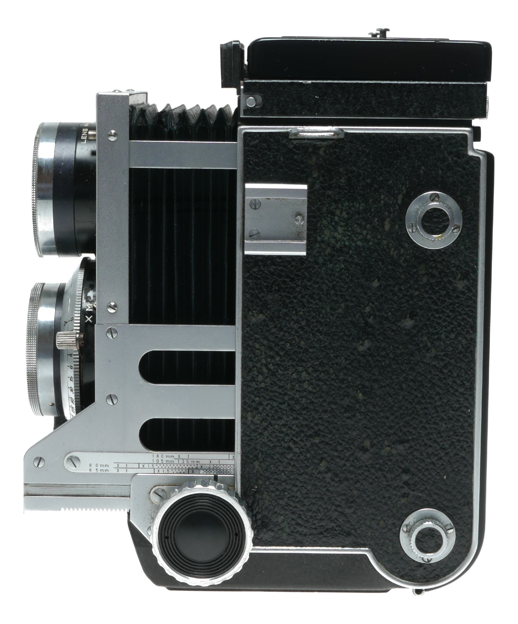 как выглядит Mamiyaflex TLR film camera Sekor 2.8/80mm lens flip up finder cased фото