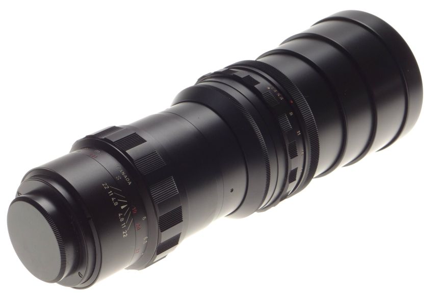 OBIETTIVO LEITZ CANADA TELYT 280:4,8 + ANELLO PER VISOFLEX M - Il