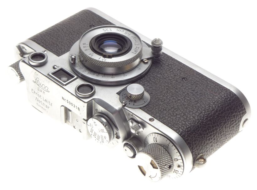 Leica Ⅲf「Elmar50mm/f3.5」「canon35mm/f2.8」 The Classic Leica 5cm Elmar f/3.5 Collapsable Lens on the