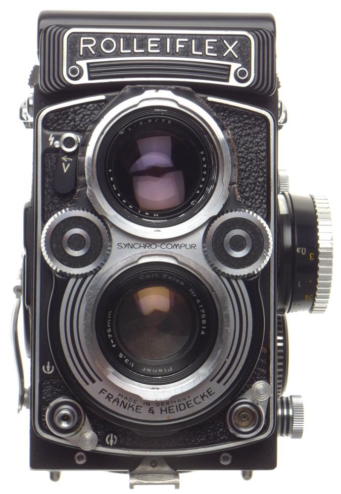 Rolleiflex Ꮲlaner Carl Zeiss Heidosmat Rollei Heidosmat 150mm F2.8 MC lens in Copal #3 shutter (Xenotar