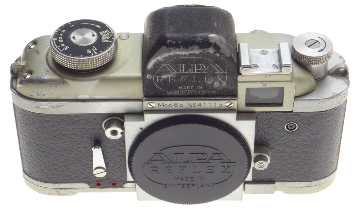 MODEL 6b ALPA REFLEX 35mm VINTAGE FILM CAMERA SLR MANUAL PAPERS