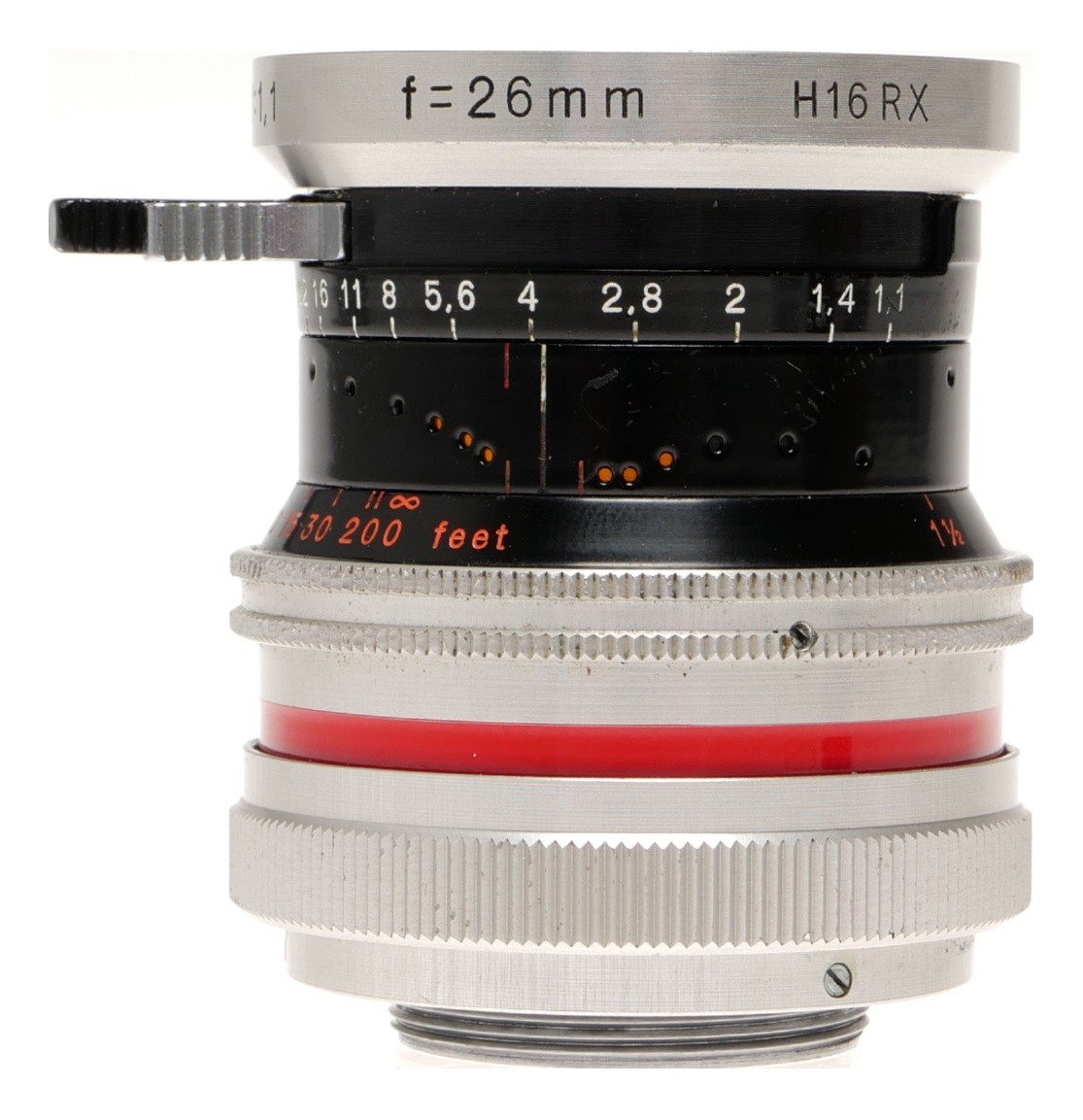 Kern macro switar 26mm f1.1 cマウント Kern Macro Switar 26mm f1.1 H16 RX Cine Lens Bolex C Mount | eBay