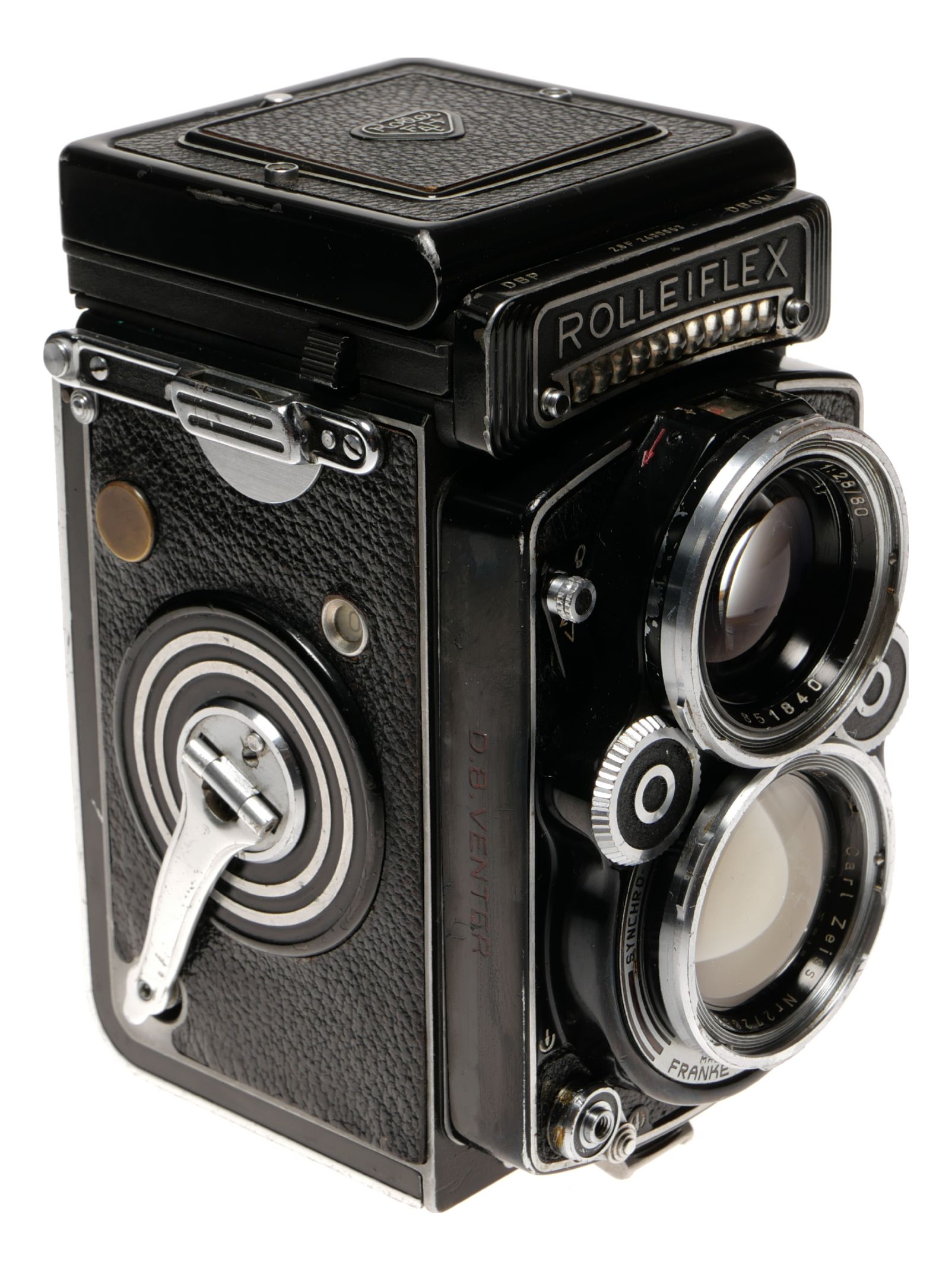 Rolleiflex 2.8F with 80mm f/2.8 Zeiss TLR 120 Film Camera Kit CLA