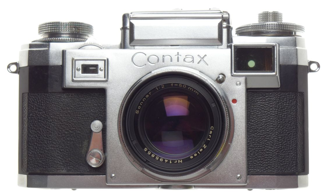 ZEISS IKON CONTAX Ⅲa Sonnar 50ｍｍ F1. CLA`d] ZEISS IKON IIIA Contax Sonnar 50mm f1.5 [ White