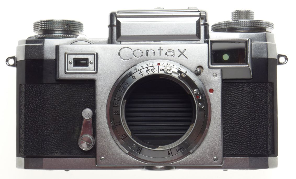 ZEISS IKON CONTAX Ⅲa Sonnar 50ｍｍ F1.5 NEAR MINT-] Zeiss Ikon Contax IIIa Film Camera Sonnar 50mm