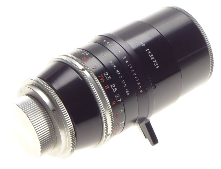 SUPERB BOLEX H16 RX MACRO-SWITAR Pre-set 1.9 f=75mm CAPS HOOD 1.9
