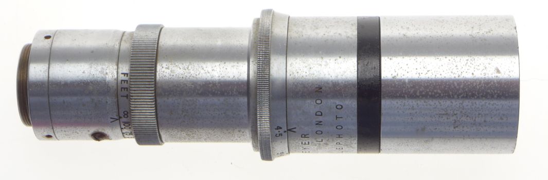 DALLMEYER 6 f4.5 Telephoto vintage steel C mount lens 1:4.5