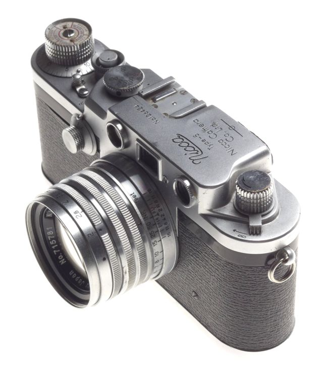 NICCA Type-5 rangefinder camera Nikkor-H.O 1:2 f=5cm Nippon Kogaku