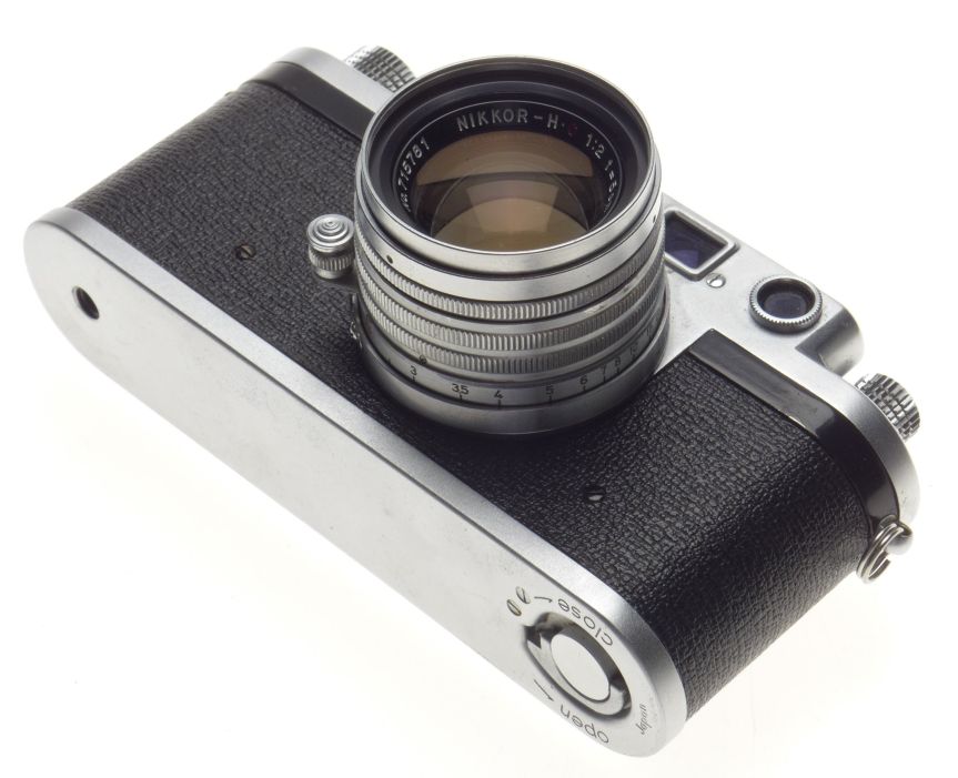 Nicca Type-5 NIKKOR-H・C nikon NICCA Type-5 rangefinder camera Nikkor-H.O 1:2 f=5cm Nippon Kogaku