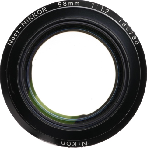 Noct-NIKKOR 58mm 1:1.2 rare Nikon fast lens f1.2 f58mm SLR camera